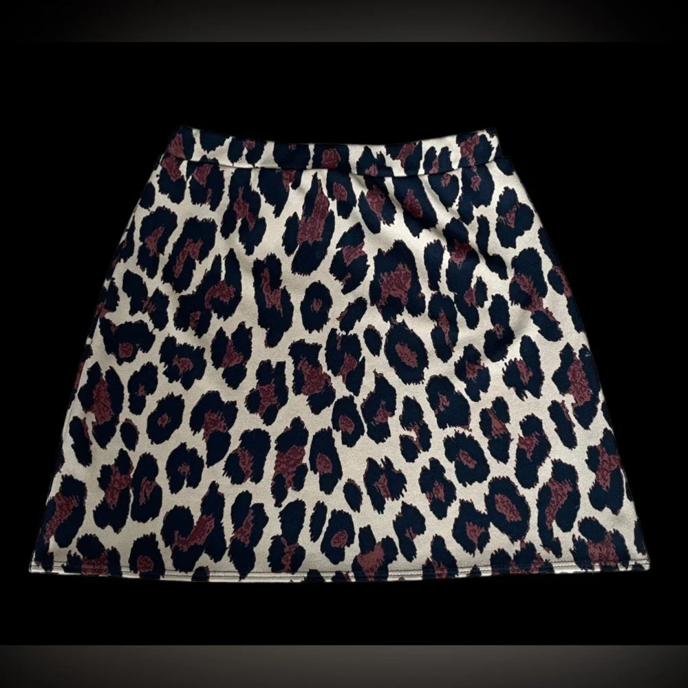 Olivia Rae: Leopard Print Mini Skirt